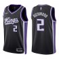 Kings #2 Mitch Richmond Black Swingman Jersey