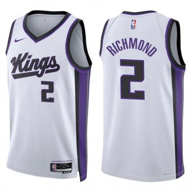 Kings #2 Mitch Richmond White Swingman Jersey