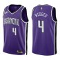 Kings #4 Chris Webber Purple Throwback Swingman Jersey