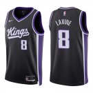 Kings #8 Zach LaVine Black Swingman Jersey