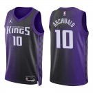 Kings #10 Nate Archibald Black Purple Statement Swingman Jersey