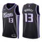 Kings #13 Keegan Murray Black Swingman Jersey