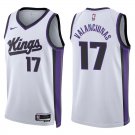 Kings #17 Jonas Valanciunas White Swingman Jersey