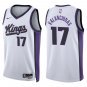 Kings #17 Jonas Valanciunas White Swingman Jersey