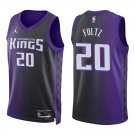 Kings #20 Markelle Fultz Black Purple Statement Swingman Jersey