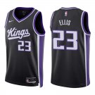 Kings #23 Keon Ellis Black Swingman Jersey
