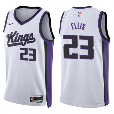 Kings #23 Keon Ellis White Swingman Jersey