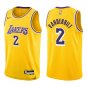 Lakers #2 Jarred Vanderbilt Gold Swingman Jersey