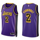 Lakers #2 Jarred Vanderbilt Purple Swingman Jersey