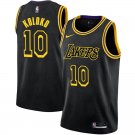 Lakers #10 Christian Koloko Black Snake Swingman Jersey