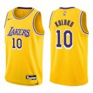 Lakers #10 Christian Koloko Gold Swingman Jersey