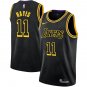 Lakers #11 Jaxson Hayes Black Snake Swingman Jersey
