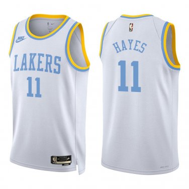 Lakers #11 Jaxson Hayes White Classic Swingman Jersey