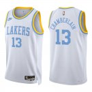 Lakers #13 Wilt Chamberlain White Classic Swingman Jersey