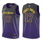 Lakers #17 Dorian Finney-Smith Black Purple City Swingman Jersey