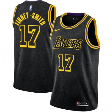 Lakers #17 Dorian Finney-Smith Black Snake Swingman Jersey