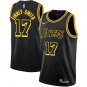 Lakers #17 Dorian Finney-Smith Black Snake Swingman Jersey