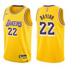 Lakers #22 Elgin Baylor Gold Swingman Jersey