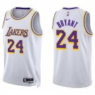 Lakers #24 Kobe Bryant White Swingman Jersey
