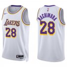 Lakers #28 Rui Hachimura White Swingman Jersey
