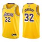 Lakers #32 Magic Johnson Gold Swingman Jersey