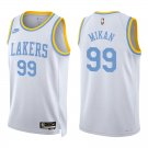 Lakers #99 George Mikan White Classic Swingman Jersey