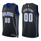 Magic #00 Custom Name And Number Black Swingman Jersey