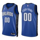 Magic #00 Custom Name And Number Royal Blue Swingman Jersey