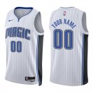 Magic #00 Custom Name And Number White Swingman Jersey