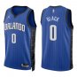 Magic #0 Anthony Black Royal Blue Swingman Jersey