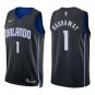 Magic #1 Penny Hardaway Black Swingman Jersey