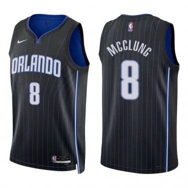 Magic #8 Mac McClung Black Swingman Jersey