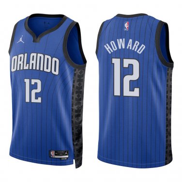 Magic #12 Dwight Howard Royal Blue Swingman Jersey