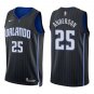 Magic #25 Nick Anderson Black Swingman Jersey
