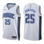Magic #25 Nick Anderson White Swingman Jersey