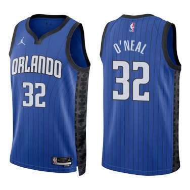 Magic #32 Shaquille O'Neal Royal Blue Swingman Jersey