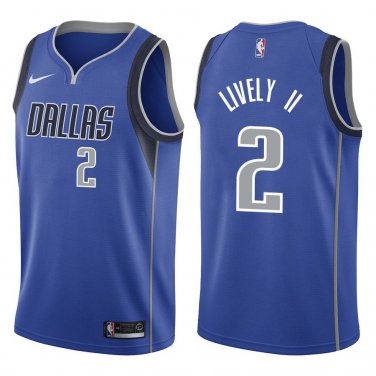 Mavericks #2 Dereck Lively II Royal Blue Swingman Jersey