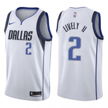 Mavericks #2 Dereck Lively II White Swingman Jersey