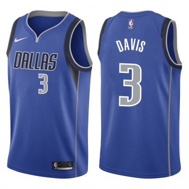 Mavericks #3 Anthony Davis Royal Blue Swingman Jersey