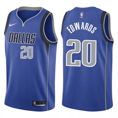 Mavericks #20 Kessler Edwards Royal Blue Swingman Jersey