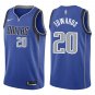 Mavericks #20 Kessler Edwards Royal Blue Swingman Jersey