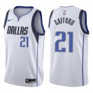 Mavericks #21 Daniel Gafford White Swingman Jersey