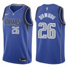 Mavericks #26 Spencer Dinwiddie Royal Blue Swingman Jersey