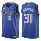 Mavericks #31 Klay Thompson Royal Blue Swingman Jersey
