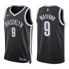 Nets #9 Trendon Watford Black Swingman Jersey