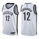 Nets #12 Tosan Evbuomwan White Swingman Jersey
