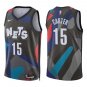 Nets #15 Vince Carter Black City Swingman Jersey