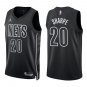 Nets #20 Day'Ron Sharpe Black Statement Swingman Jersey