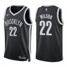 Nets #22 Jalen Wilson Black Swingman Jersey