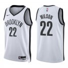 Nets #22 Jalen Wilson White Swingman Jersey